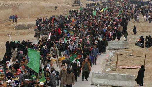 عبور 1.2 مليون زائر ايراني الى العراق للمشاركة في زيارة الاربعين