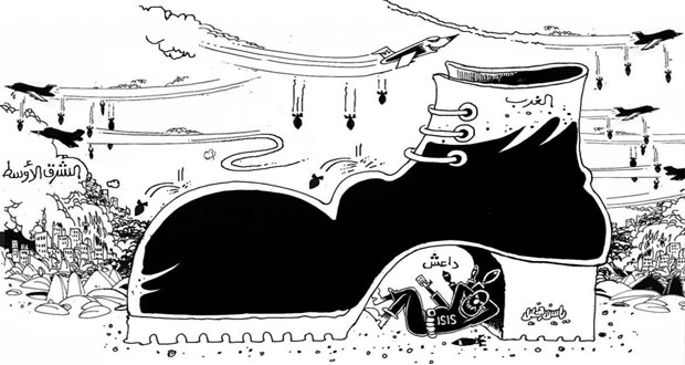 كاريكاتير - جولة في الصحافة