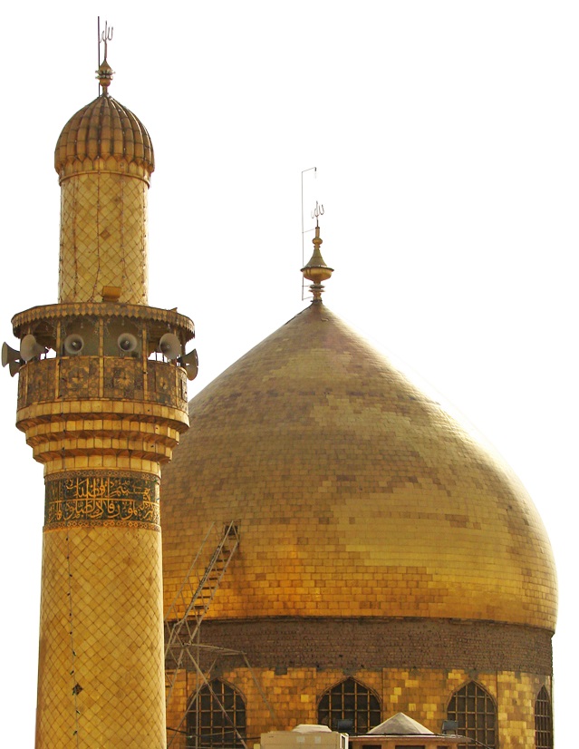 القبة الذهبية  للعتبة العلوية الشريفة