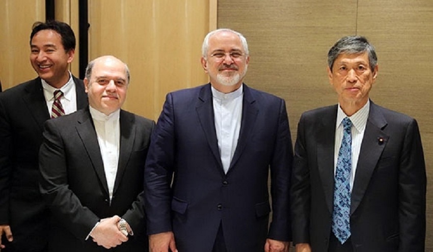ظريف يبحث في طوكيو الاتفاق النووي والتطورات السورية 