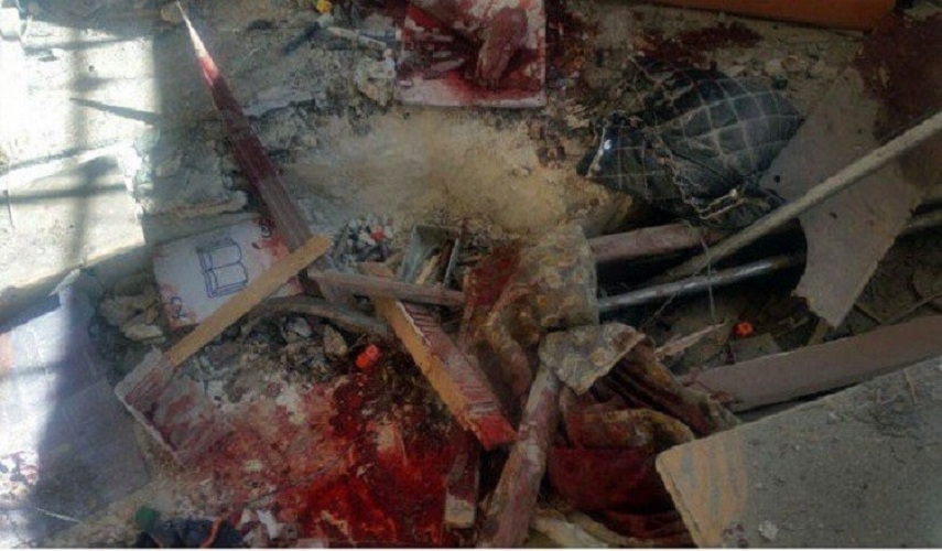 شهداء وجرحى اثر قصف للمسلحين على مدرسة في حلب