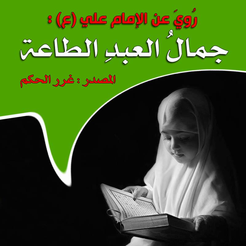 قال الإمام علي عليه السلام - الطاعة