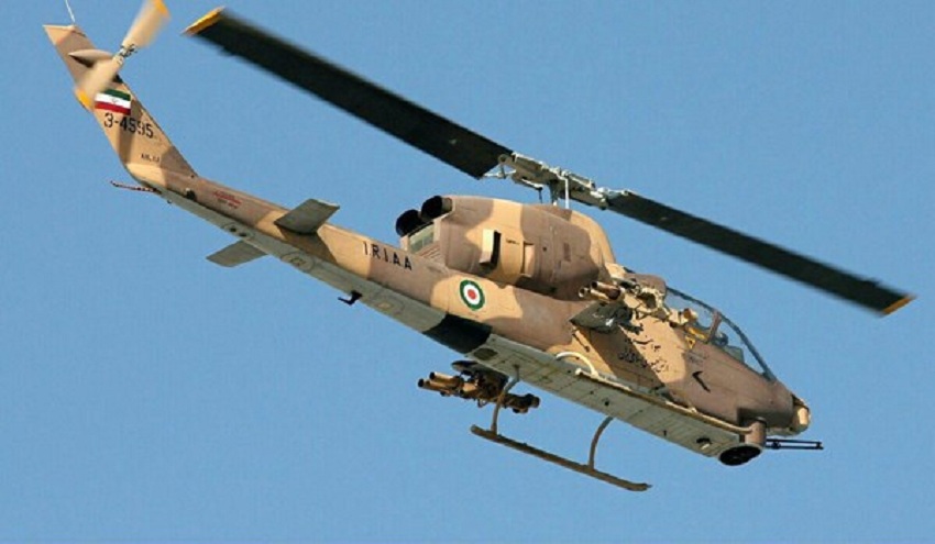 عشرات المروحيات تشارك في المناورات البرية جنوب شرق ايران