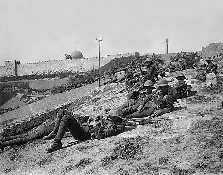 القدس - جنود بريطانيين 