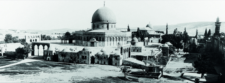 القدس - قبة الصخرة - العقد الأخير من القرن 19م