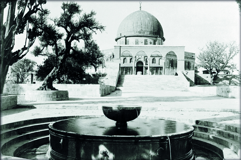 القدس -قبة الصخرة من جهة الجنوب (1901م)