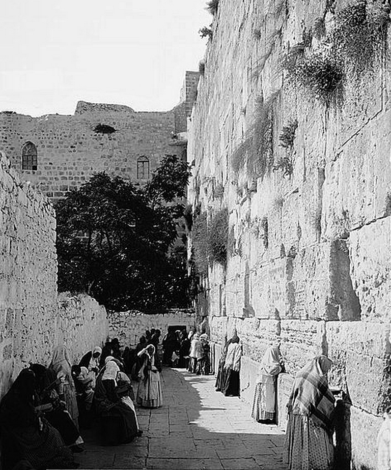 القدس - حائط البراق -  بين 1898 و 1914م