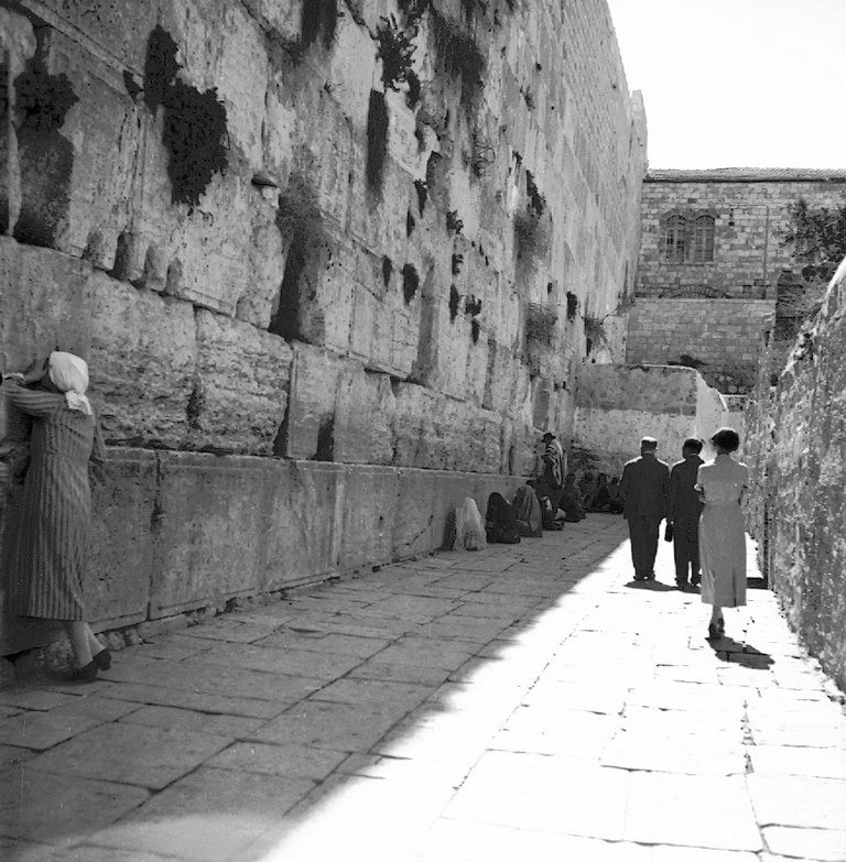 القدس -حائط البراق  1934م