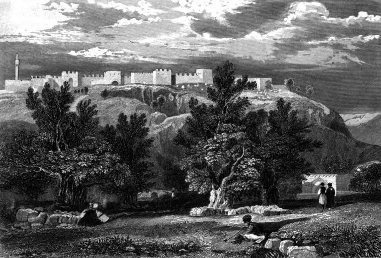 القدس - منظر من علي جبل الزيتون