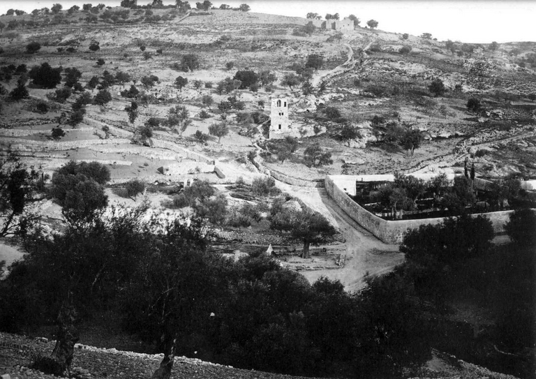 القدس - صور عن الجبل من الجنوب الشرقي (1862م)