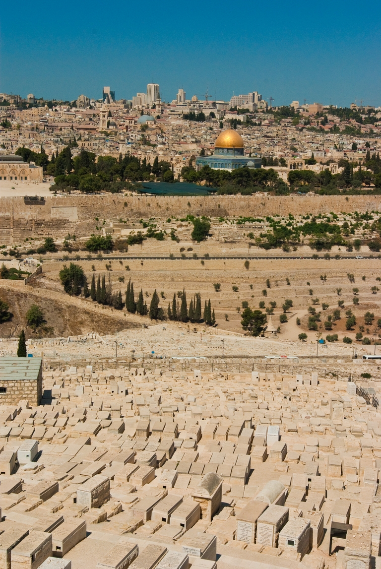 القدس - عرض من الحرم الشريف من جبل الزيتون