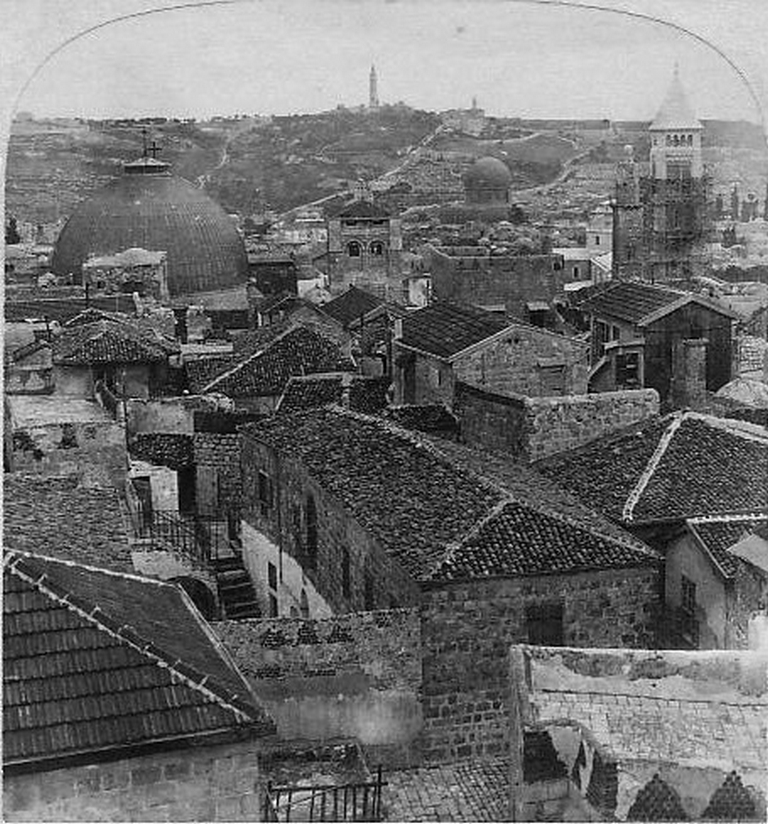 القدس - صور قديمة من كنيسة القيامة