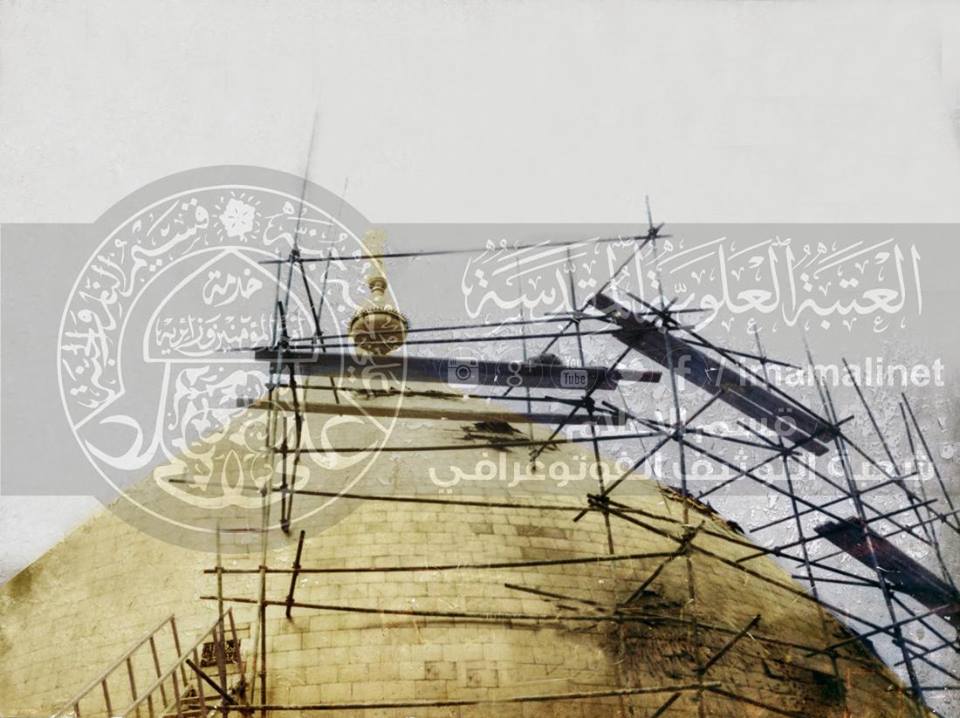 أحداث في تاريخ تذهيب قبة مرقد أمير المؤمنين (ع)