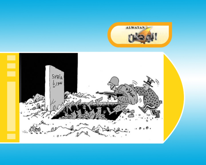 كاريكاتير - جولة في الصحافة