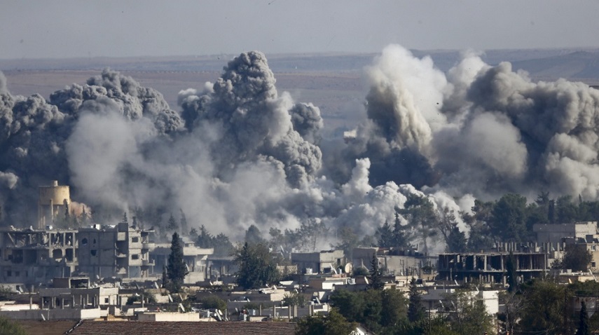 مقتل 38 عنصرا من “داعش” في غارات روسية وتركية على مدينة الباب