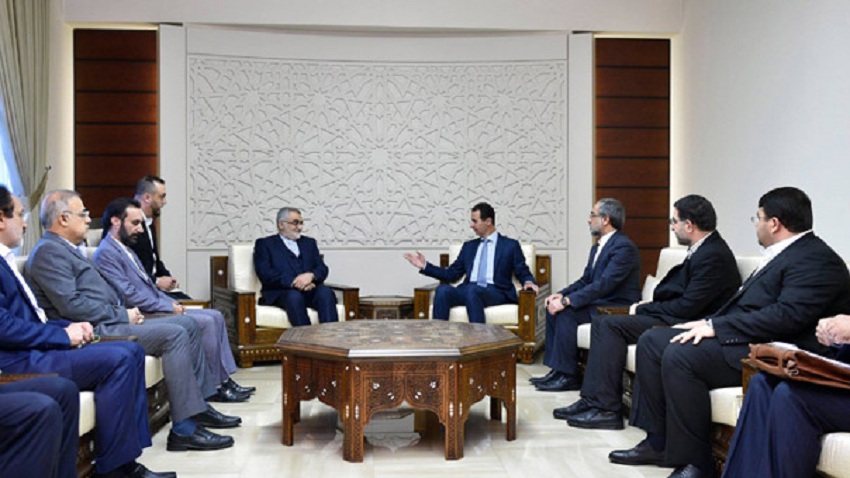 الأسد : نهنئ ايران بالانتصارات في سوريا لانها تحققت في ظل دعمها