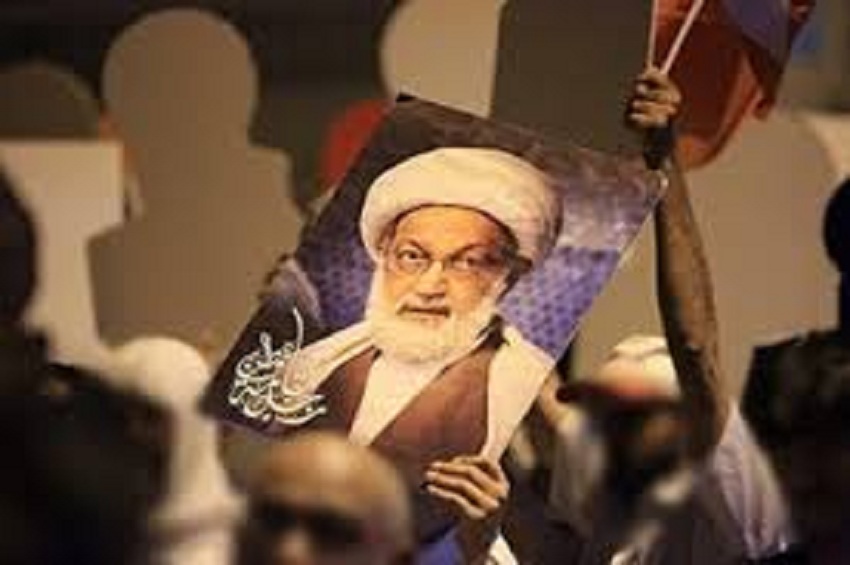 تظاهرة حاشدة في الدراز دعماً للشيخ عيسى قاسم