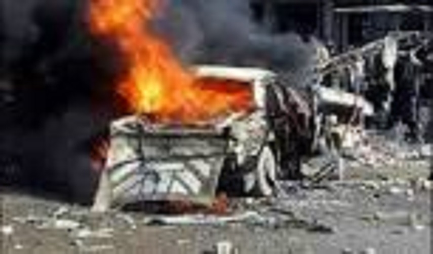 بالصور: انفجار في منطقة الجميلة العراقية شرقي بغداد 