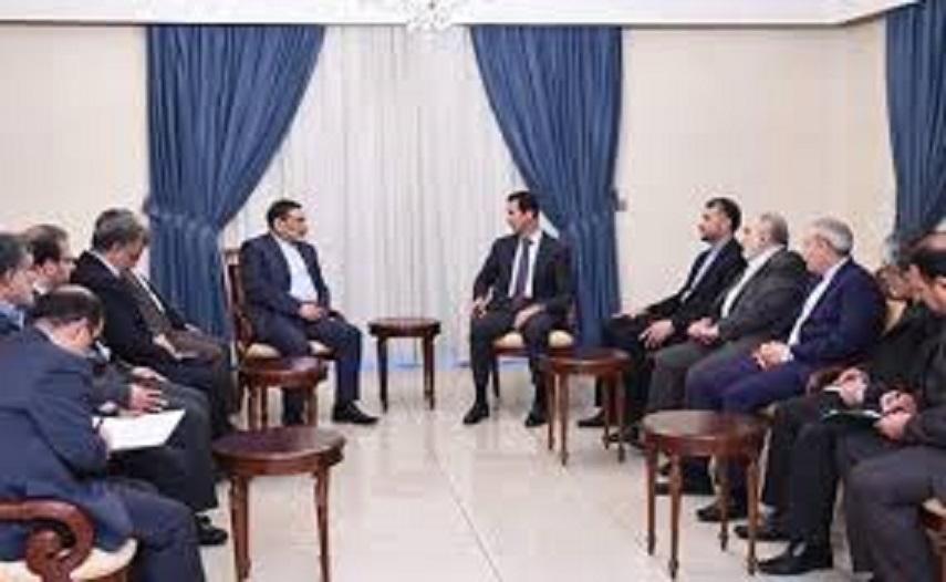 شمخاني يلتقي الرئيس بشار الأسد في دمشق