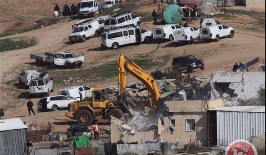 إضراب عام وتظاهرات في فلسطين المحتلة احتجاجا على هدم منازل ام الحيران