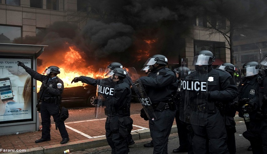 بالصور.. استمرار التظاهرات في أمريكا ضد رئاسة ترامب