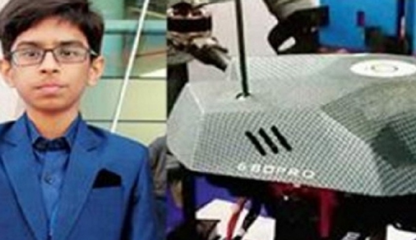 الهند تتعاقد مع شاب عمره 14 عاما لتصنيع طائرة مضادة للألغام