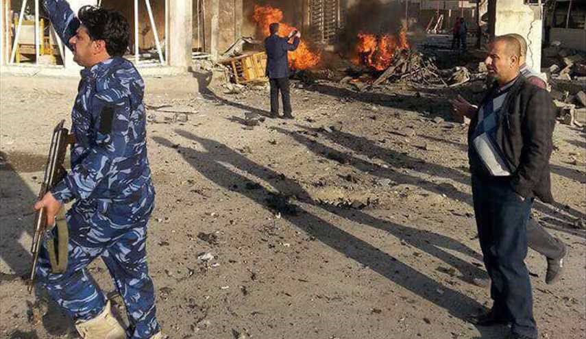 انفجار سيارة مفخخة وسط مدينة الرمادي 