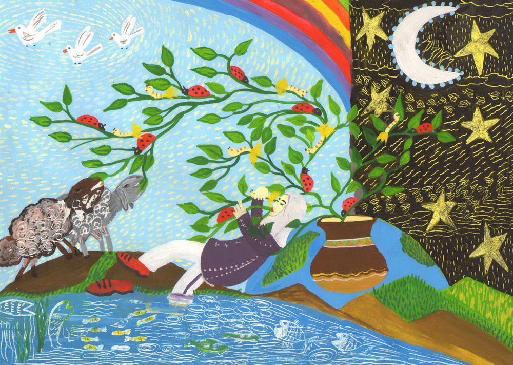 اطفال ايرانيون يفوزون في مسابقة للرسم في بلغاريا و اليابان