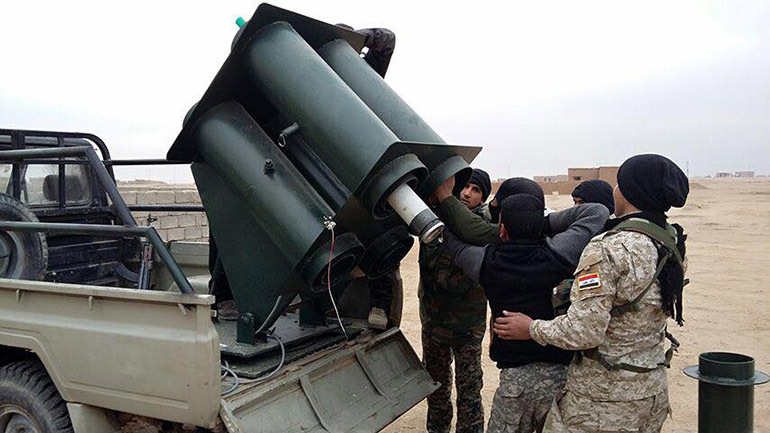 الحشد الشعبي يصنع صواريخ بمديات متوسطة