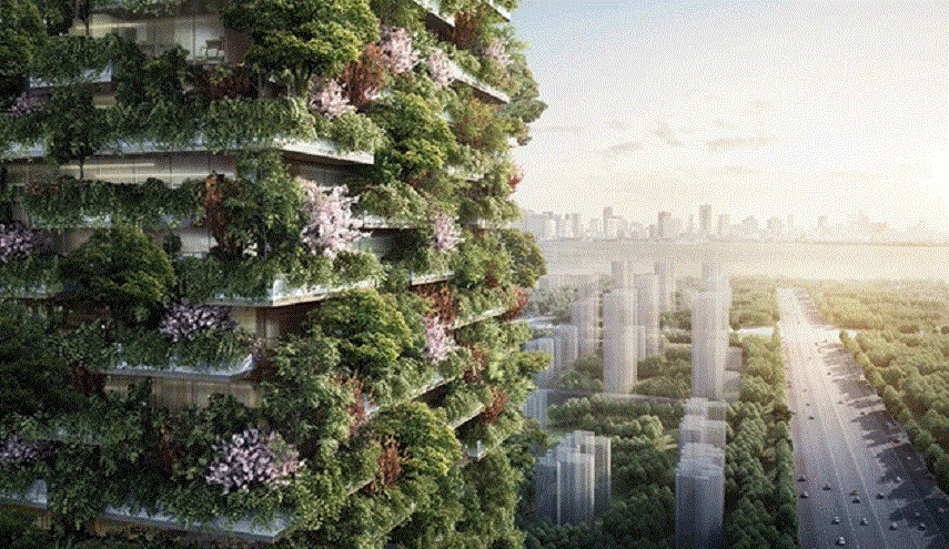 أبراج سكنية على شكل “غابات” في الصين!