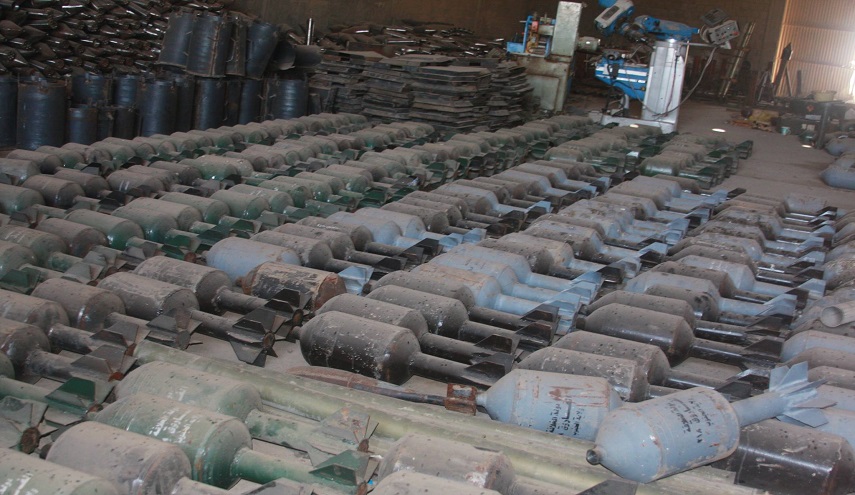 القوات العراقية تعثر على معمل لصناعة العبوات الناسفة في الموصل