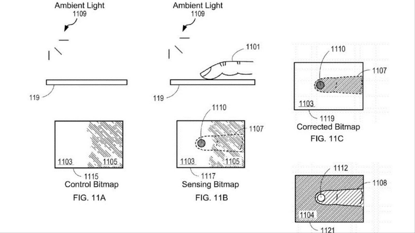 آبل تنال براءة اختراع قارئ بصمة تحت الشاشة 