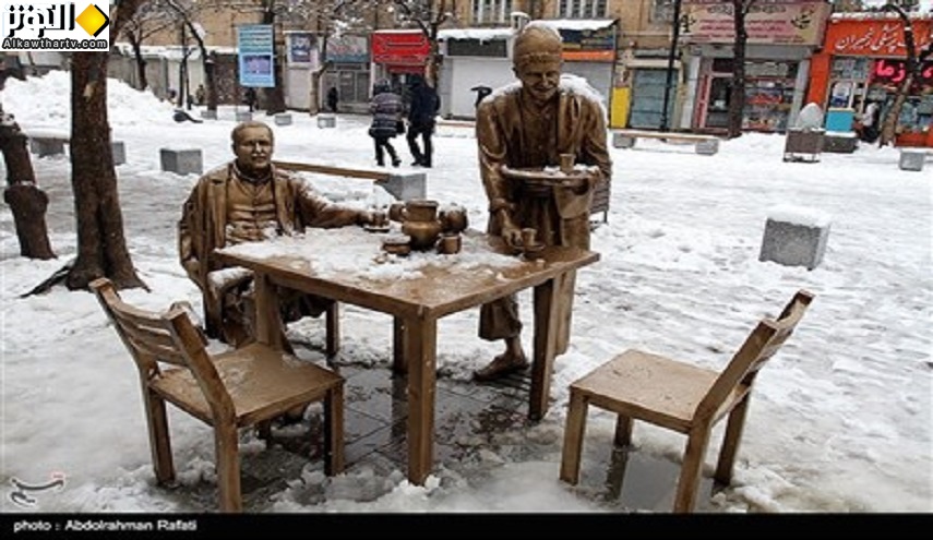 تساقط الثلوج في محافظة همدان غرب البلاد...... بالصور