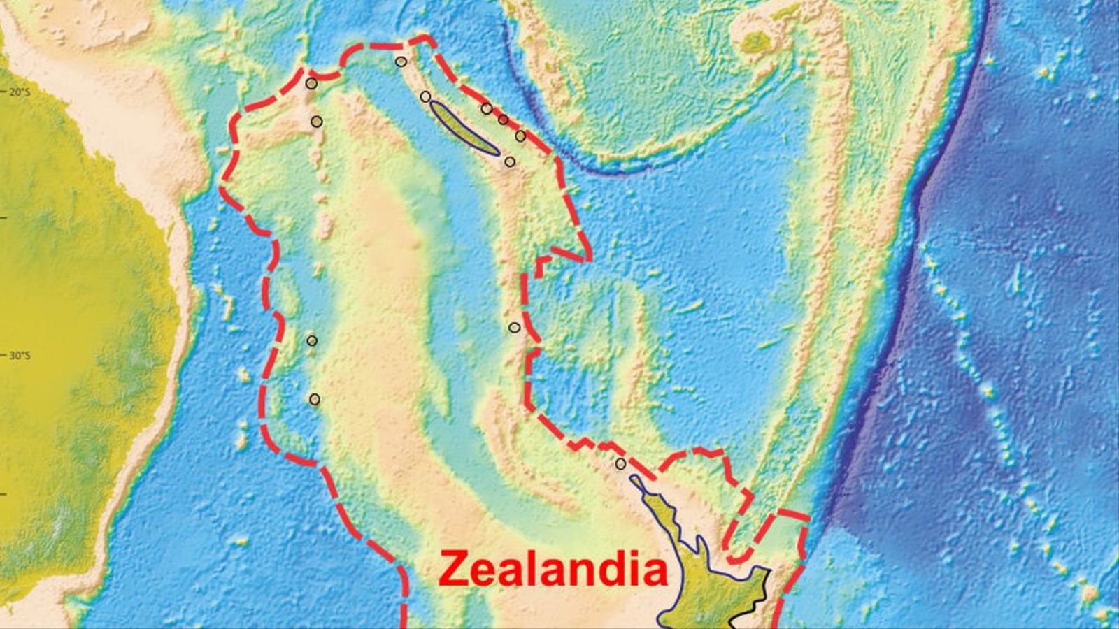 العثور على قارة غارقة في المحيط الهادئ