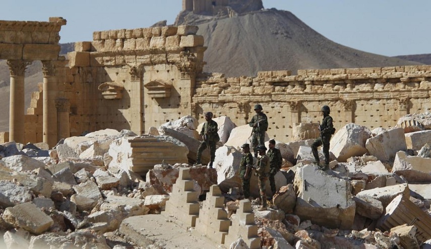  الجيش السوري يقترب من مثلث تدمر لاستعادته من تنظيم داعش الارهابي