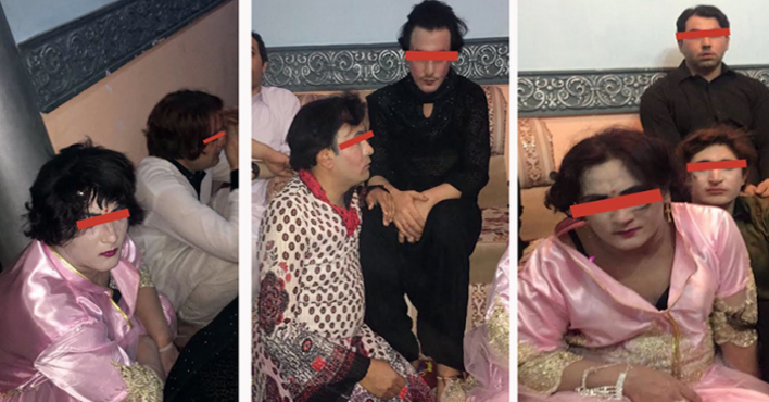 بالصور..الشرطة السعودية تحتجز 35 شاذا أقاموا حفلا للمثليين قرب الرياض