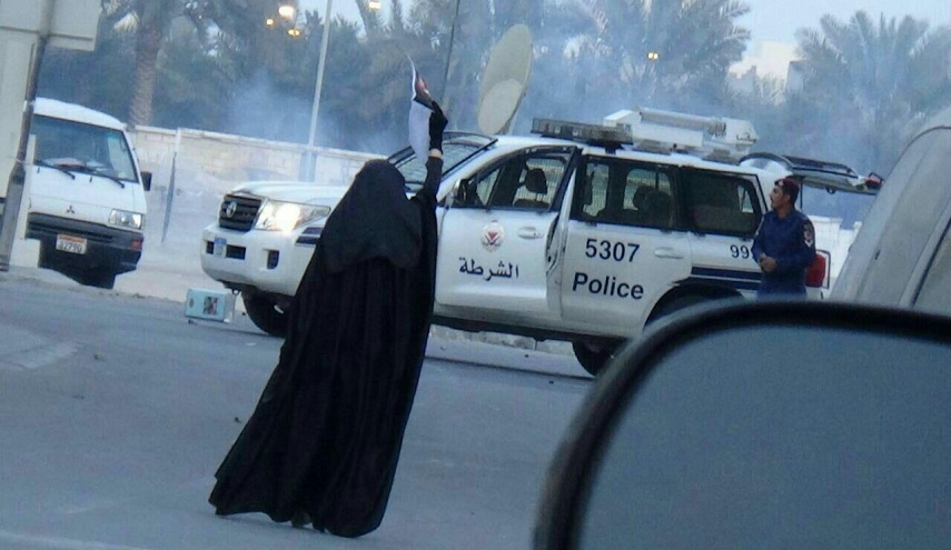 المشاركة السياسية للمرأة البحرينية في المسيرات السلمية 