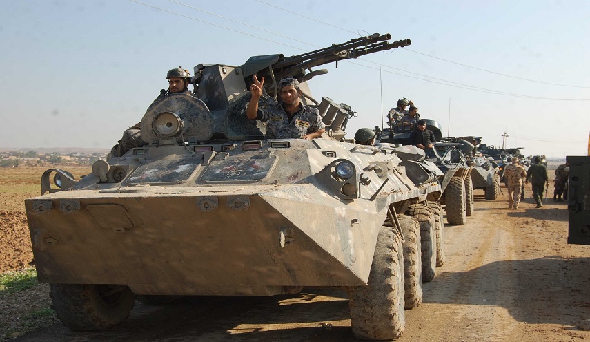 القوات العراقية تتقدم باتجاه المنطقة المحيطة بجامع النوري ومنارة الحدباء