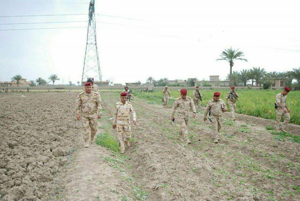 بالصور..تطهير حزام بغداد الغربي وصد تسلل للدواعش في قضاء الدور