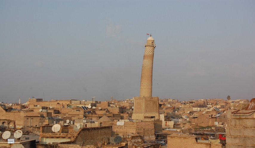 قائد الشرطة الاتحادية العراقية يعلن السيطرة على منطقة المنارة الحدباء