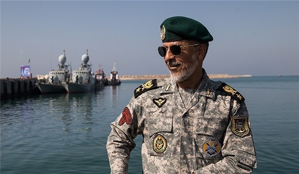 الجيش الايراني: لن تغيب أية سفينة اجنبية عن رصد قواعدنا البحرية