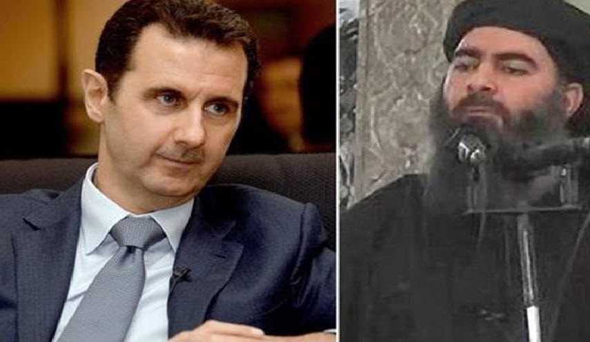 الاسد ينفي اعتقال ابو بكر البغدادي