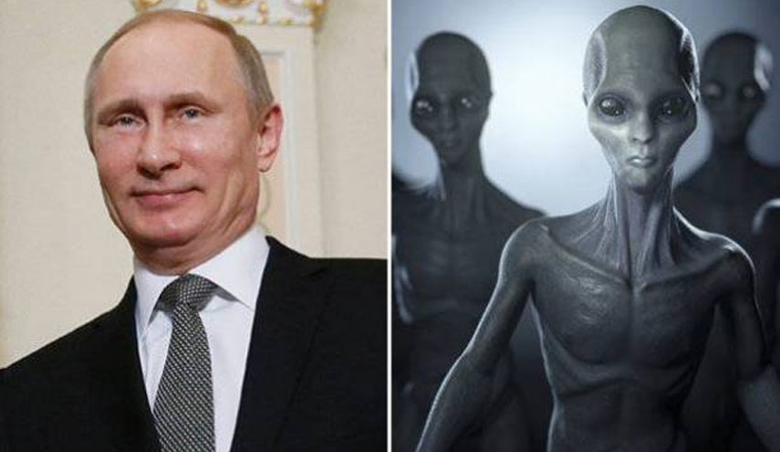 كائنات فضائية تمد روسيا بالأسلحة المتطورة، وبوتين تقابل معهم فوق القمر!