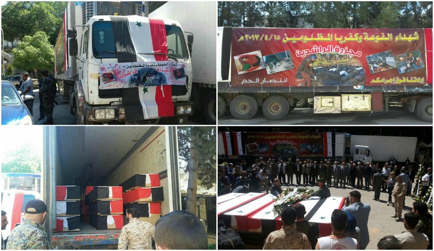 عشرات الالاف من ابناء منطقة الزينبية يشيعون ...