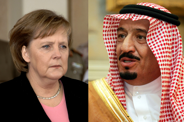 أنجيلا ميركل تعارض اقتراح الملك سلمان للمشاركة في مستقبل آل سعود