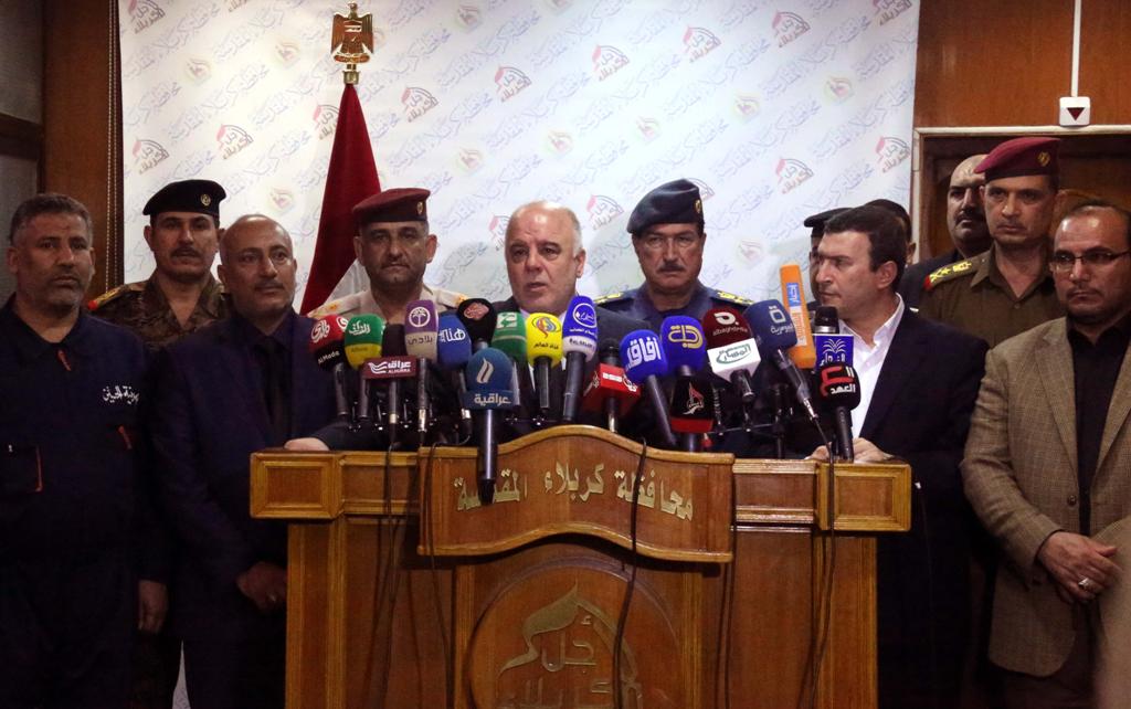 العبادي يؤكد متابعة قضية حسين مازن بعد اعلان نتائج التحقيق