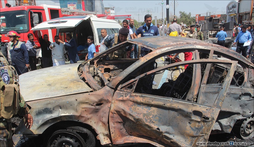 اصابة 7 زوار ايرانيين في اعتداء انتحاري قرب البصرة