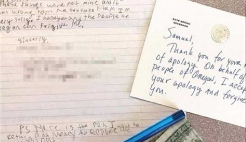 رسالة من طفل تجعل حاكم ولاية اوريغون يندهش !....