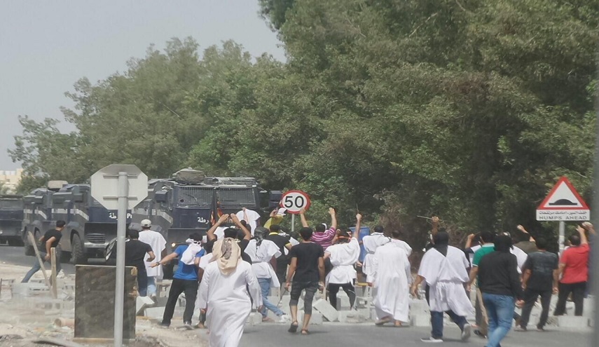 مواجهات اهل الدراز مع قوات ال خليفة مستمرة