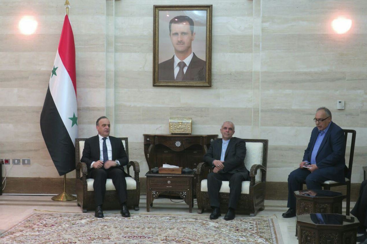 بالصور... لقاء مستشار نائب الرئيس الايراني مع رئيس وزراء سوريا